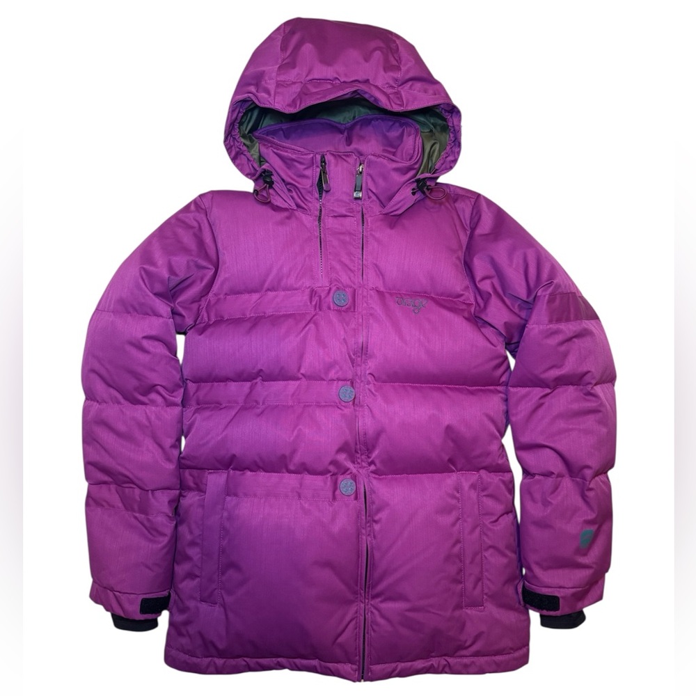 Orage Purple Down Puffer Winter Ski Snowboarding Jacket Women’s Small